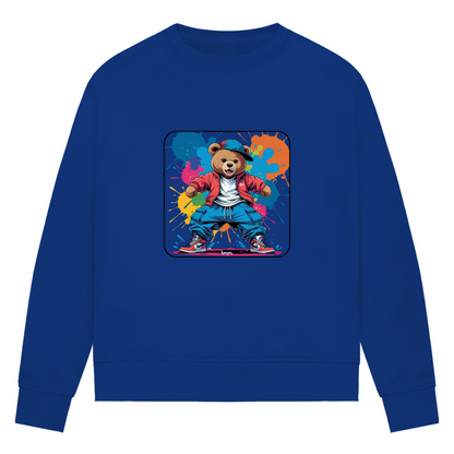 Damen Premium Bio Sweatshirt Baggybear