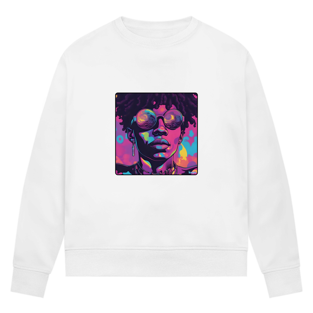 Damen Premium Bio Sweatshirt Vibevision