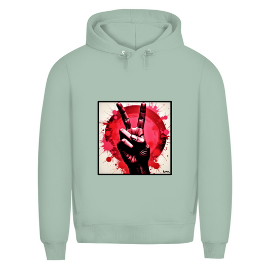 Herren Premium Bio Hoodie Piece of Peace