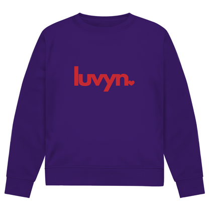 Herren Premium Bio Sweatshirt LUVYN RED