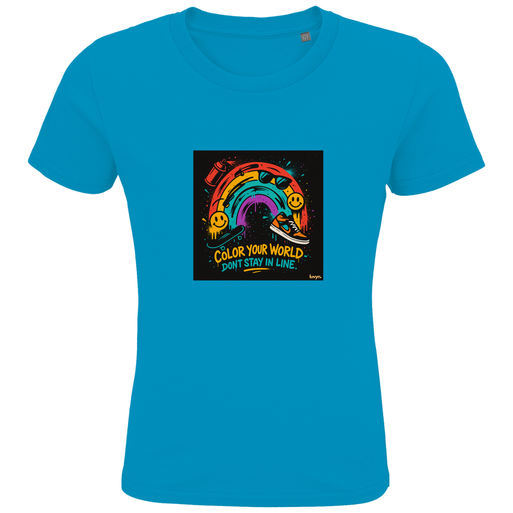 Kids Premium Bio T-Shirt Color Your World