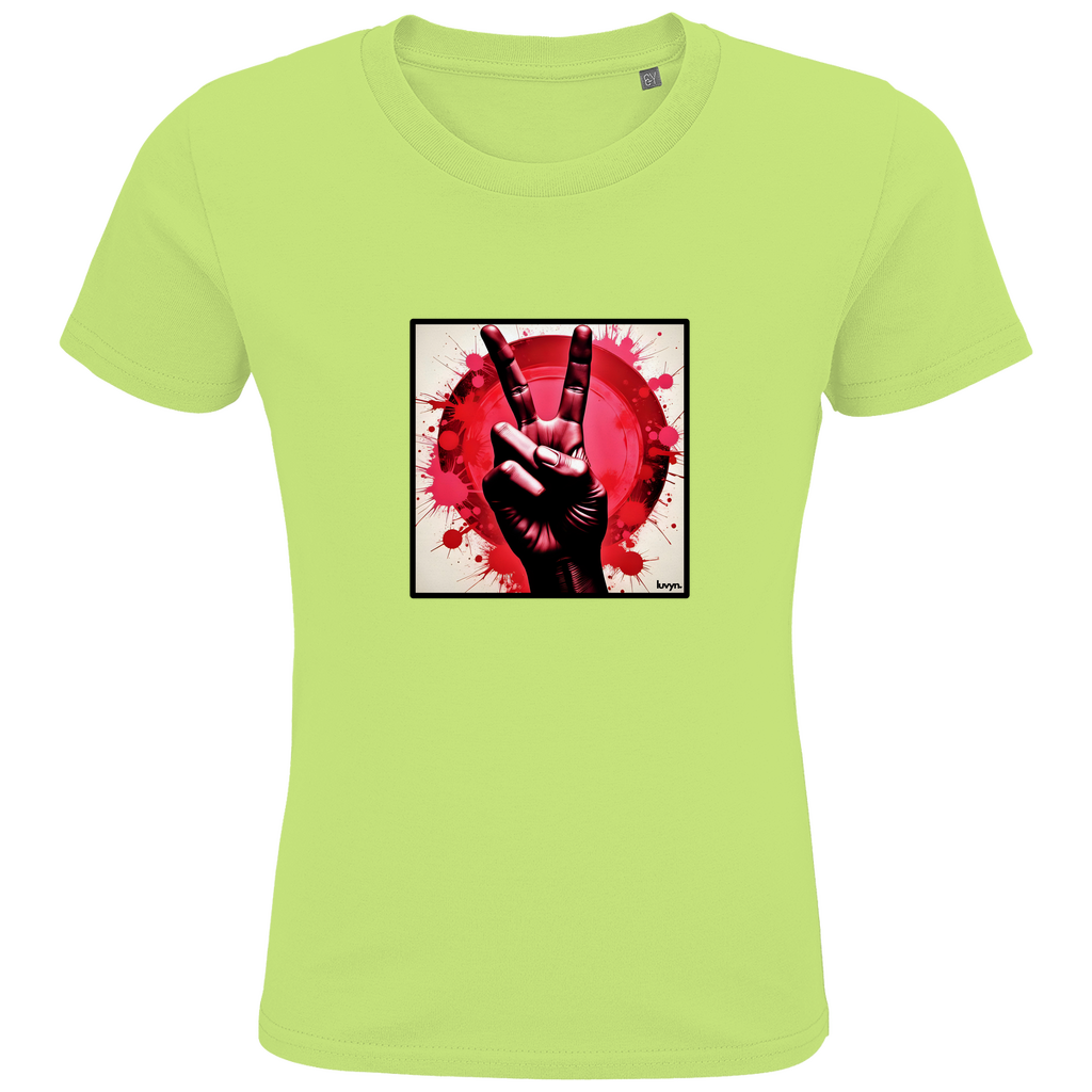 Kids Premium Bio T-Shirt Neon Piece of Peace