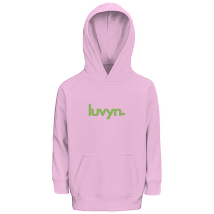 Kinder Premium Bio Hoodie LUVYN LIME