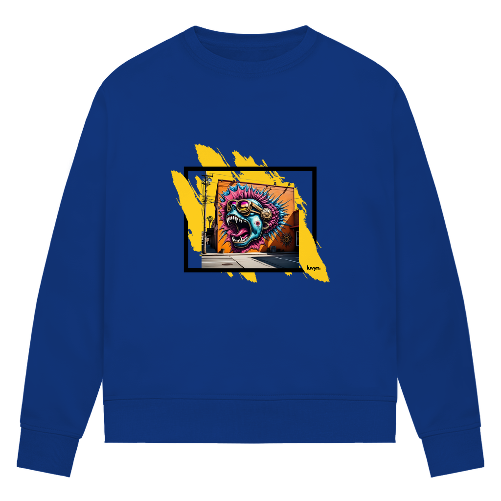 Damen Premium Bio Sweatshirt Beastmode