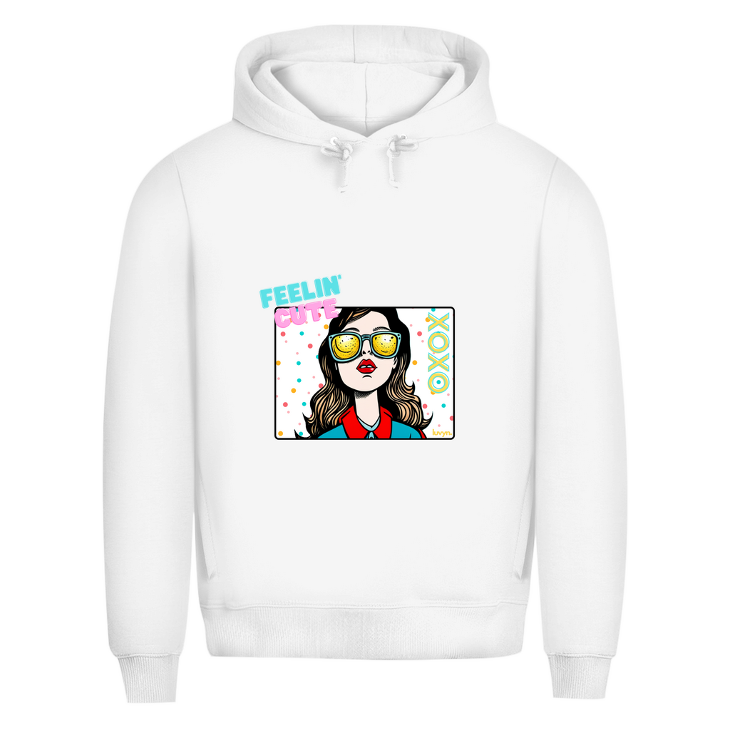 Herren Premium Bio Hoodie Feelin´Cute