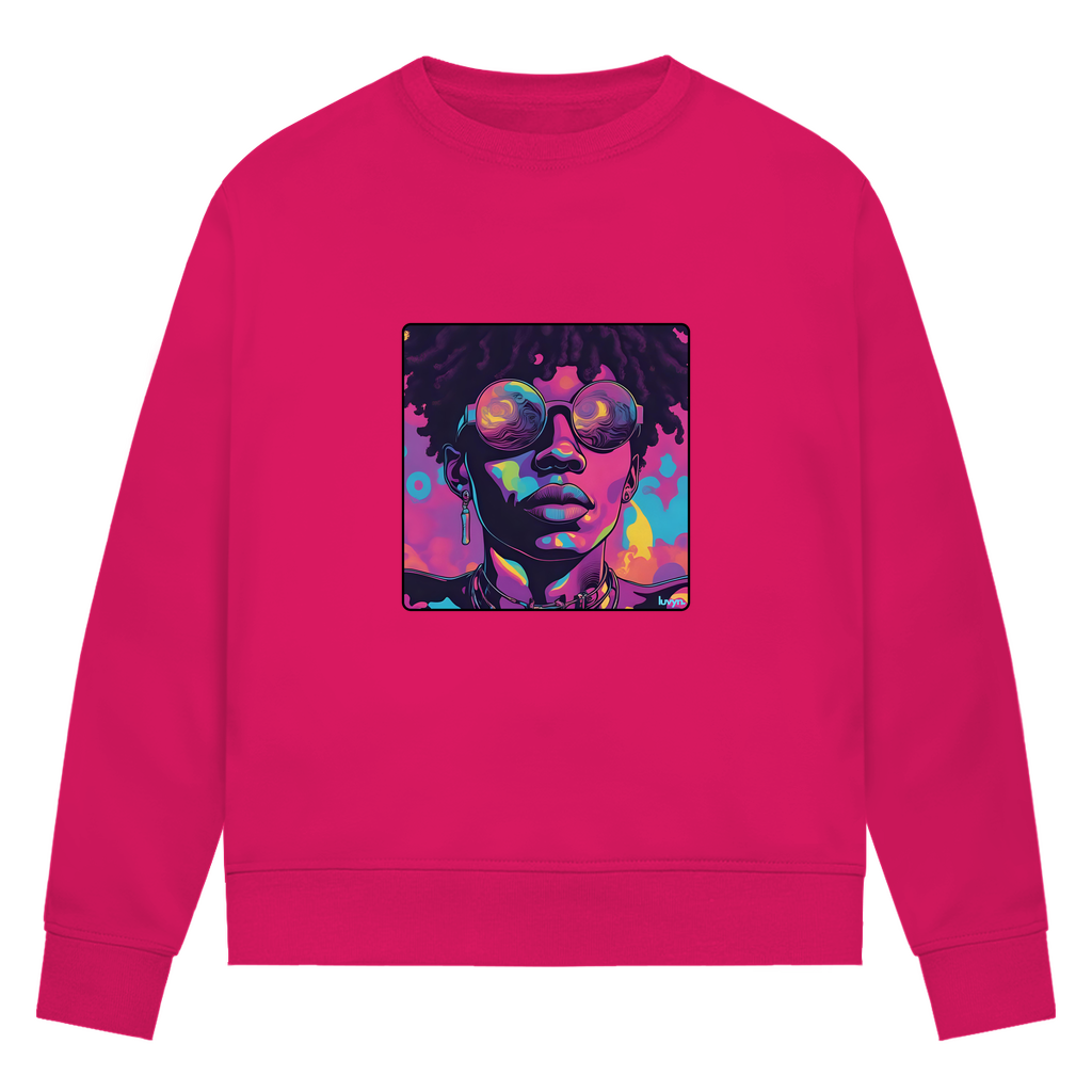 Damen Premium Bio Sweatshirt Vibevision
