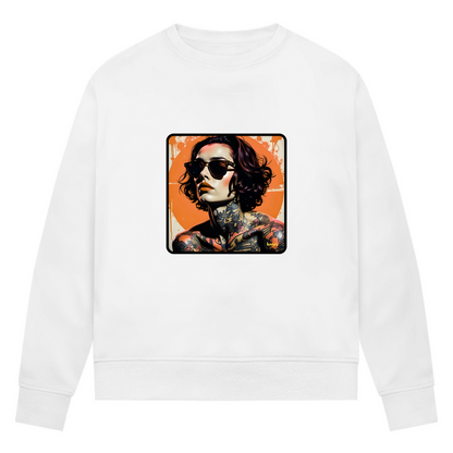 Damen Premium Bio Sweatshirt Inkfluence