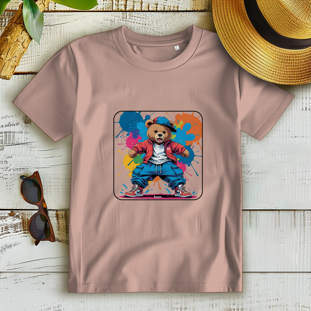 Damen Premium Bio T-Shirt Baggybear