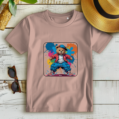 Damen Premium Bio T-Shirt Baggybear