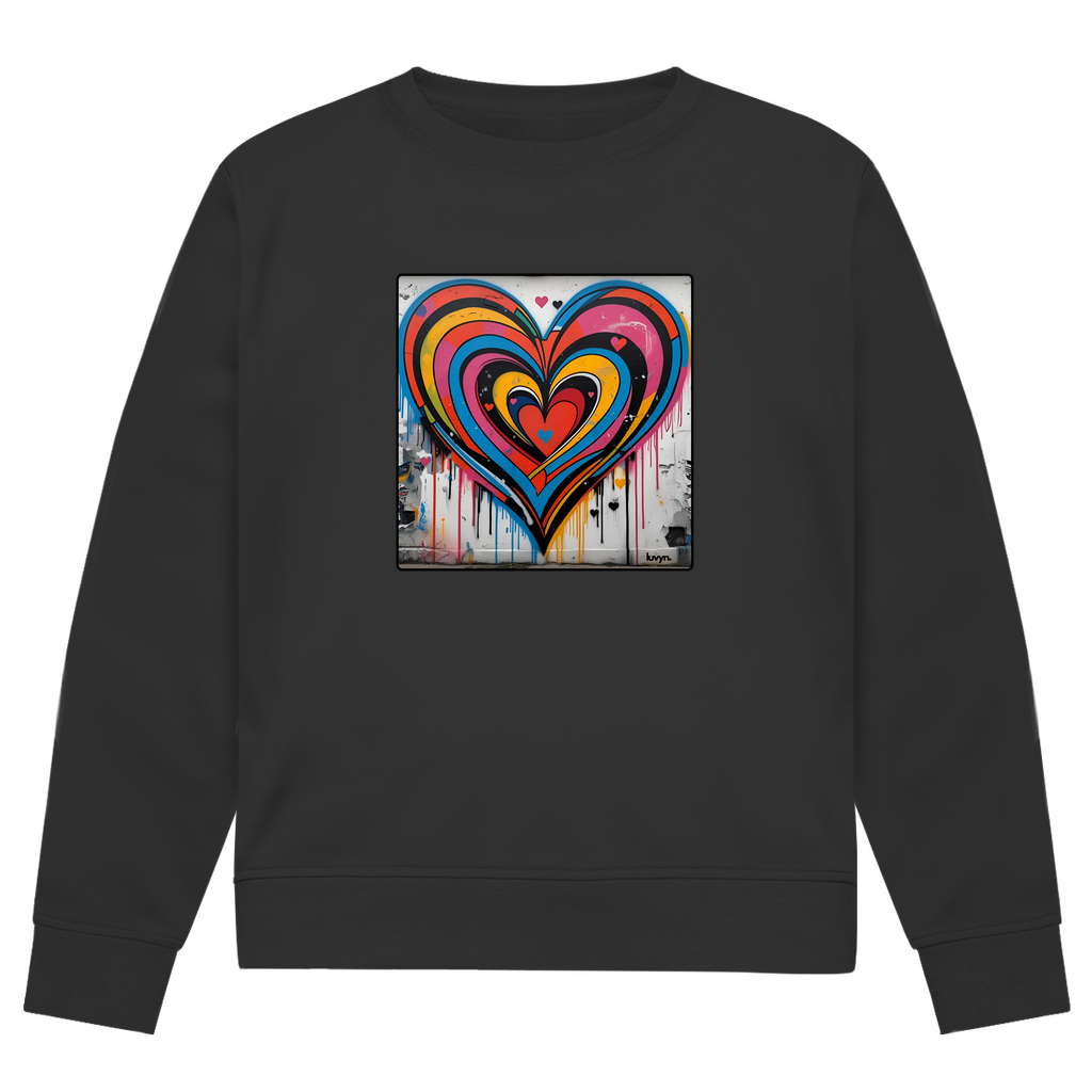 Herren Premium Bio Sweatshirt Heartcore