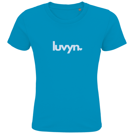Kids Premium Bio T-Shirt LUVYN BLUE
