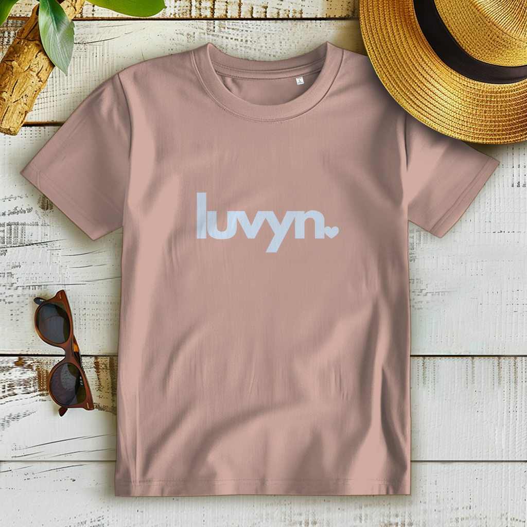 Damen Premium Bio T-Shirt LUVYN BLUE