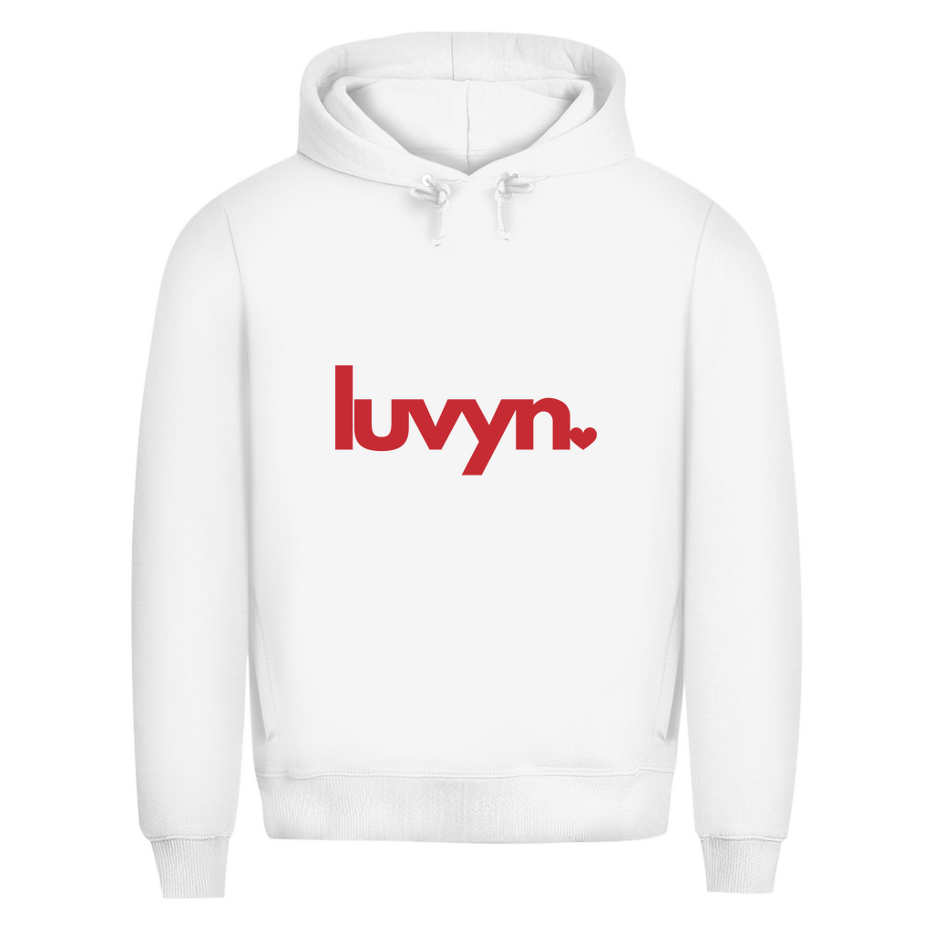 Herren Premium Bio Hoodie LUVYN RED