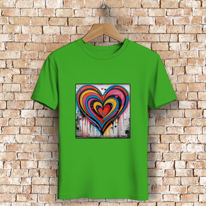 Herren Premium Bio T-Shirt Heartcore