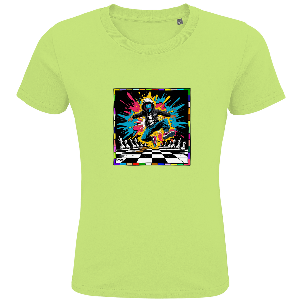 Kids Premium Bio T-Shirt Chess Splash