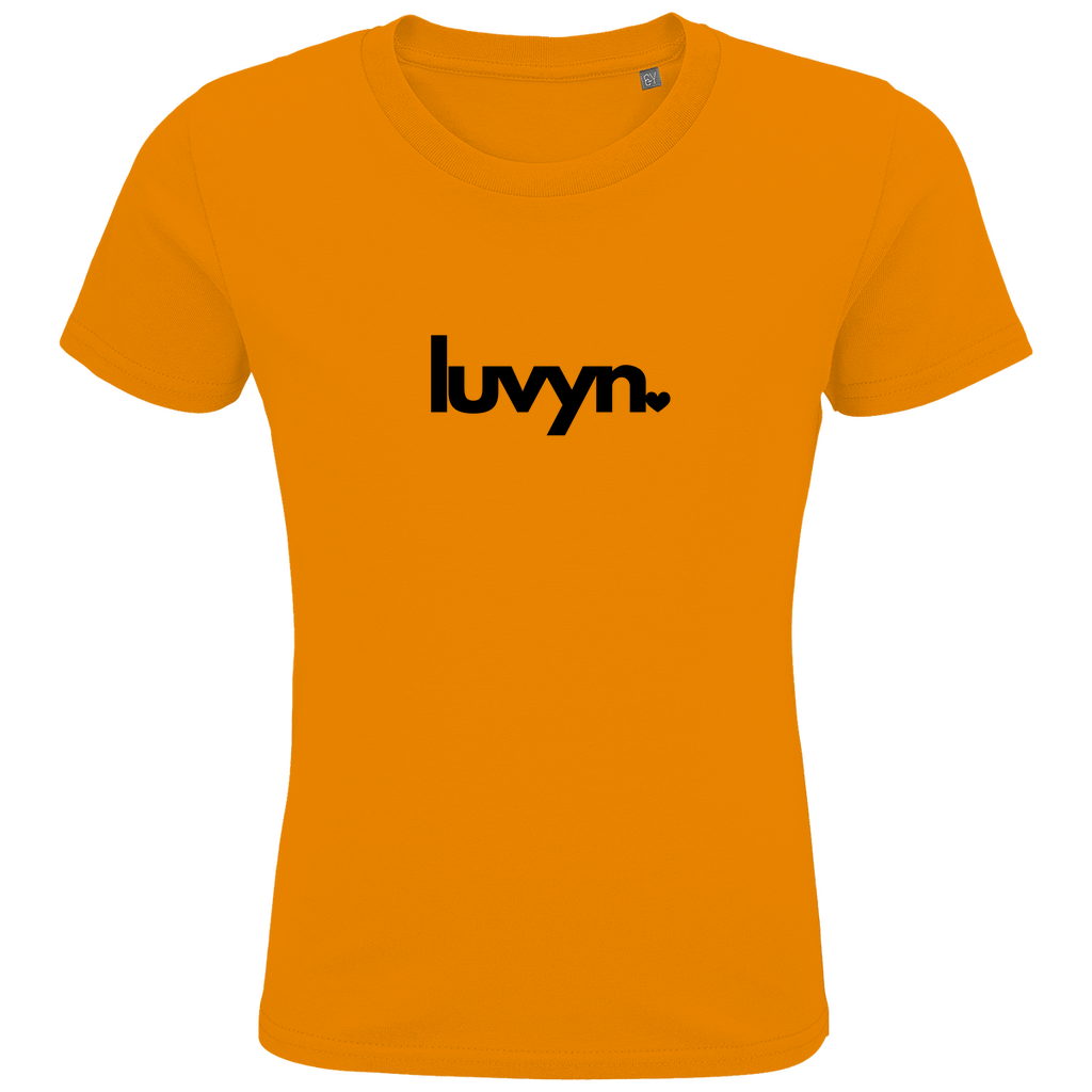 Kids Premium Bio T-Shirt LUVYN BLACK
