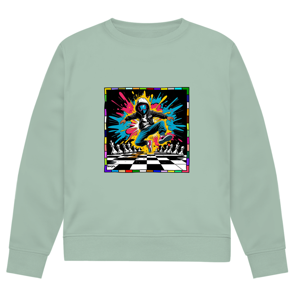 Herren Premium Bio Sweatshirt Chess Splash