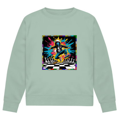 Herren Premium Bio Sweatshirt Chess Splash