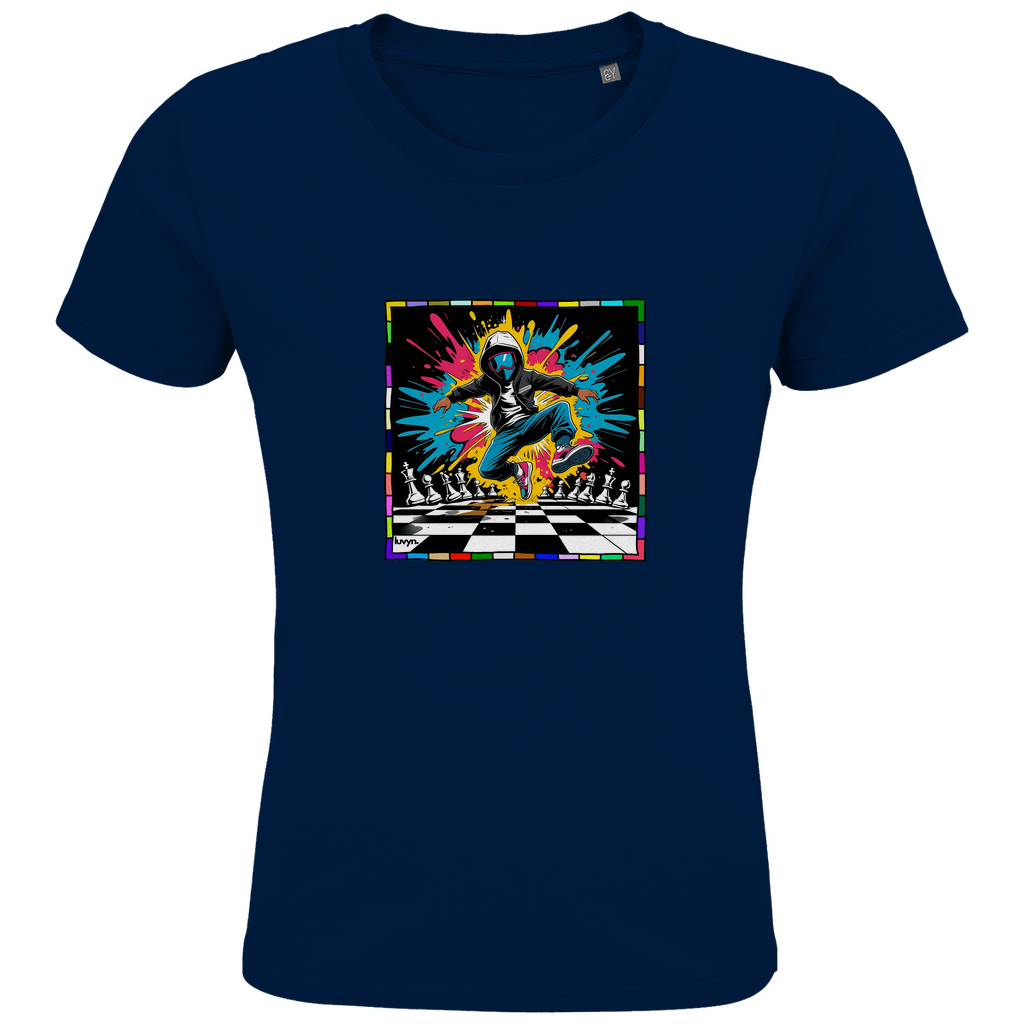 Kids Premium Bio T-Shirt Chess Splash