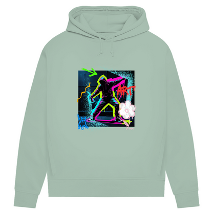 Damen Premium Bio Hoodie Graffiti Guy