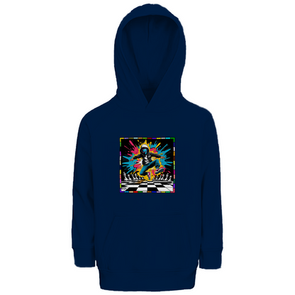 Kinder Premium Bio Hoodie Chess Splash