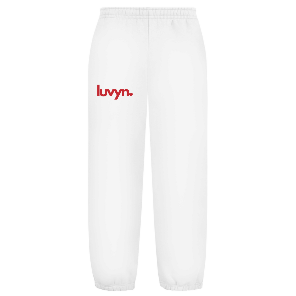 Oversize Fluffy Sweatpants LUVYN RED