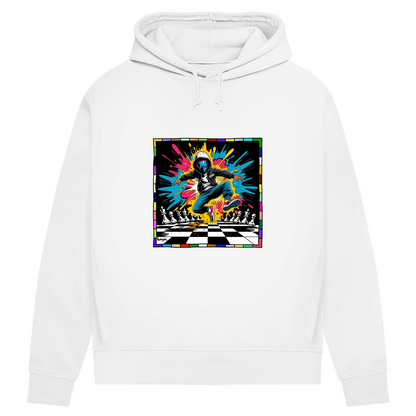 Damen Premium Bio Hoodie Chess Splash