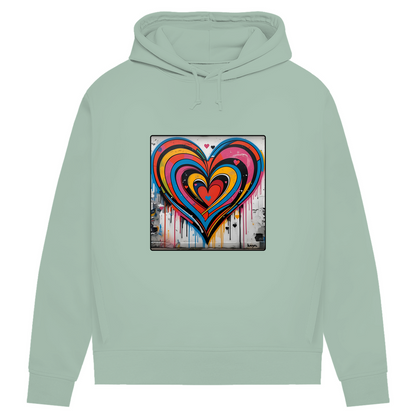 Damen Premium Bio Hoodie Heartcore