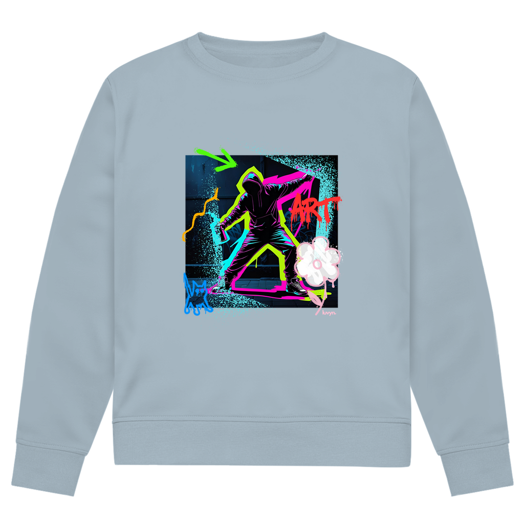 Herren Premium Bio Sweatshirt Graffiti Guy