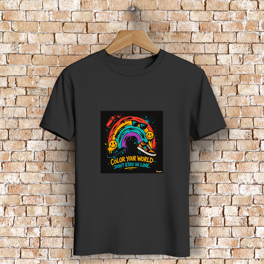 Herren Premium Bio T-Shirt Color Your World