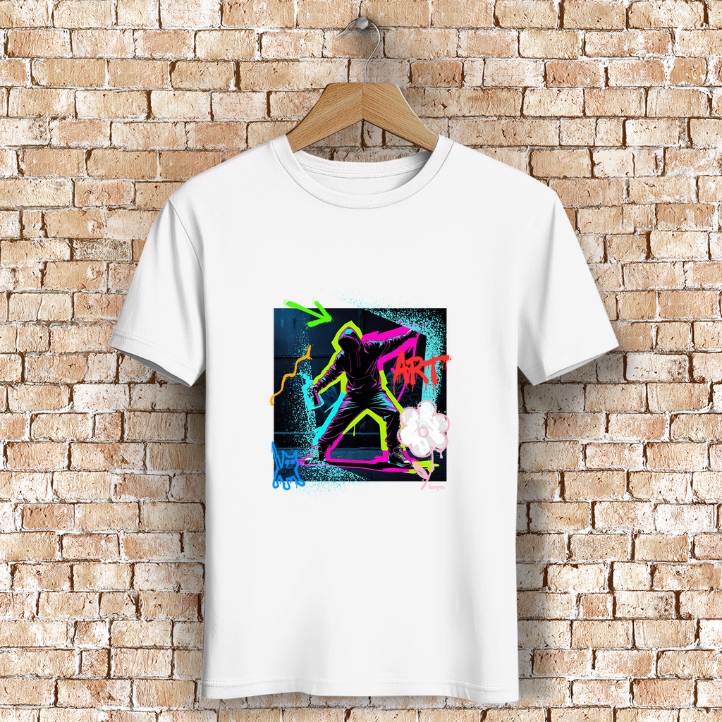 Herren Premium Bio T-Shirt Graffiti Guy