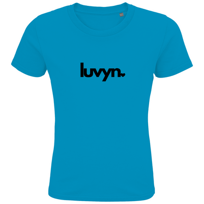Kids Premium Bio T-Shirt LUVYN BLACK