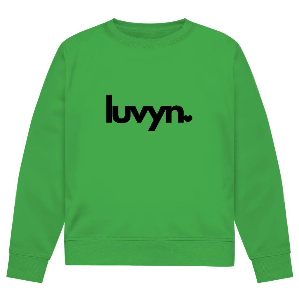 Herren Premium Bio Sweatshirt LUVYN BLACK