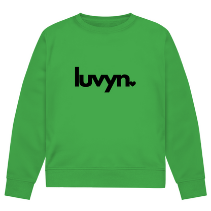 Herren Premium Bio Sweatshirt LUVYN BLACK