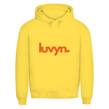 Herren Premium Bio Hoodie LUVYN ORANGE