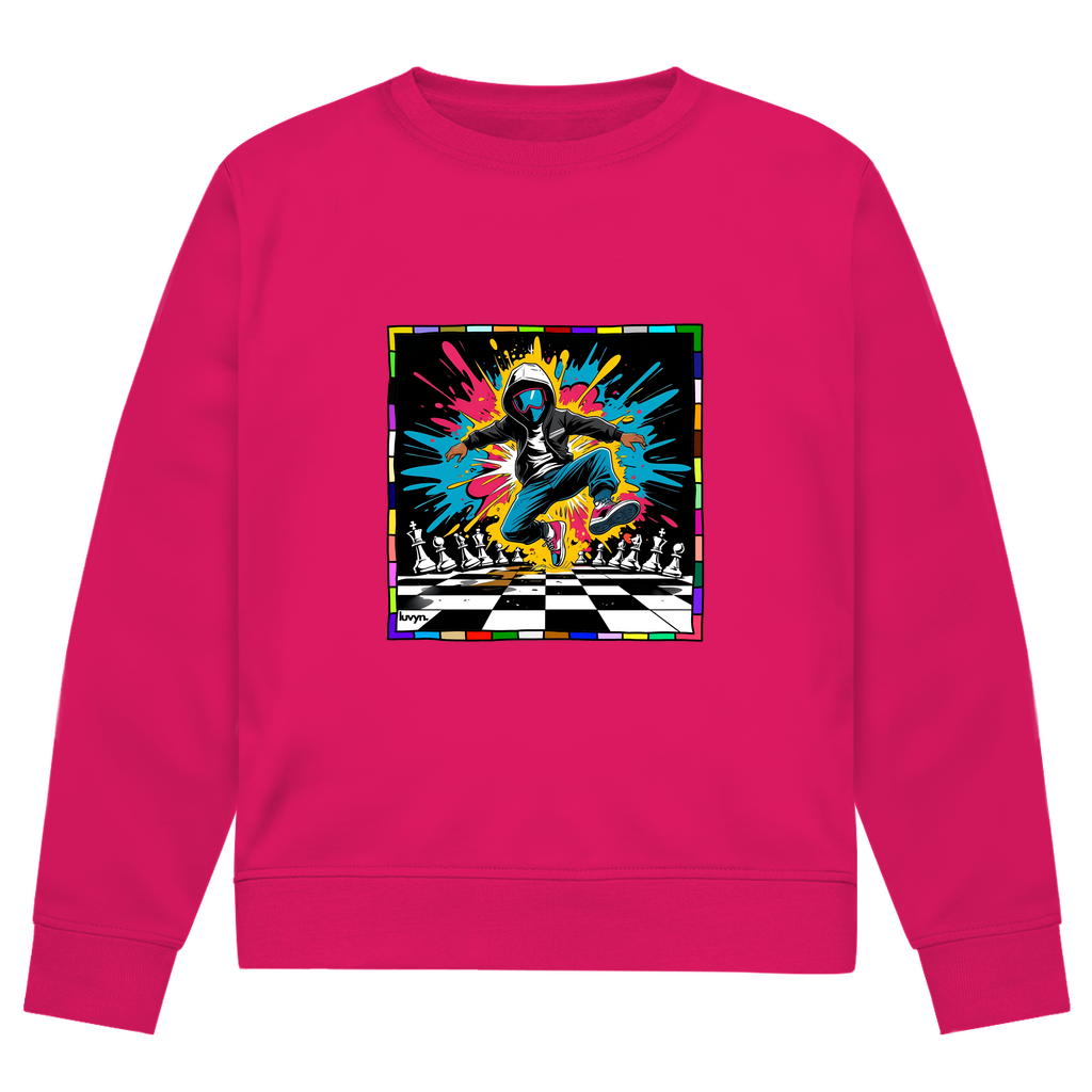 Herren Premium Bio Sweatshirt Chess Splash