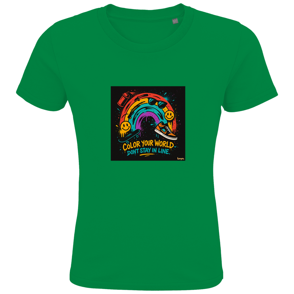 Kids Premium Bio T-Shirt Color Your World