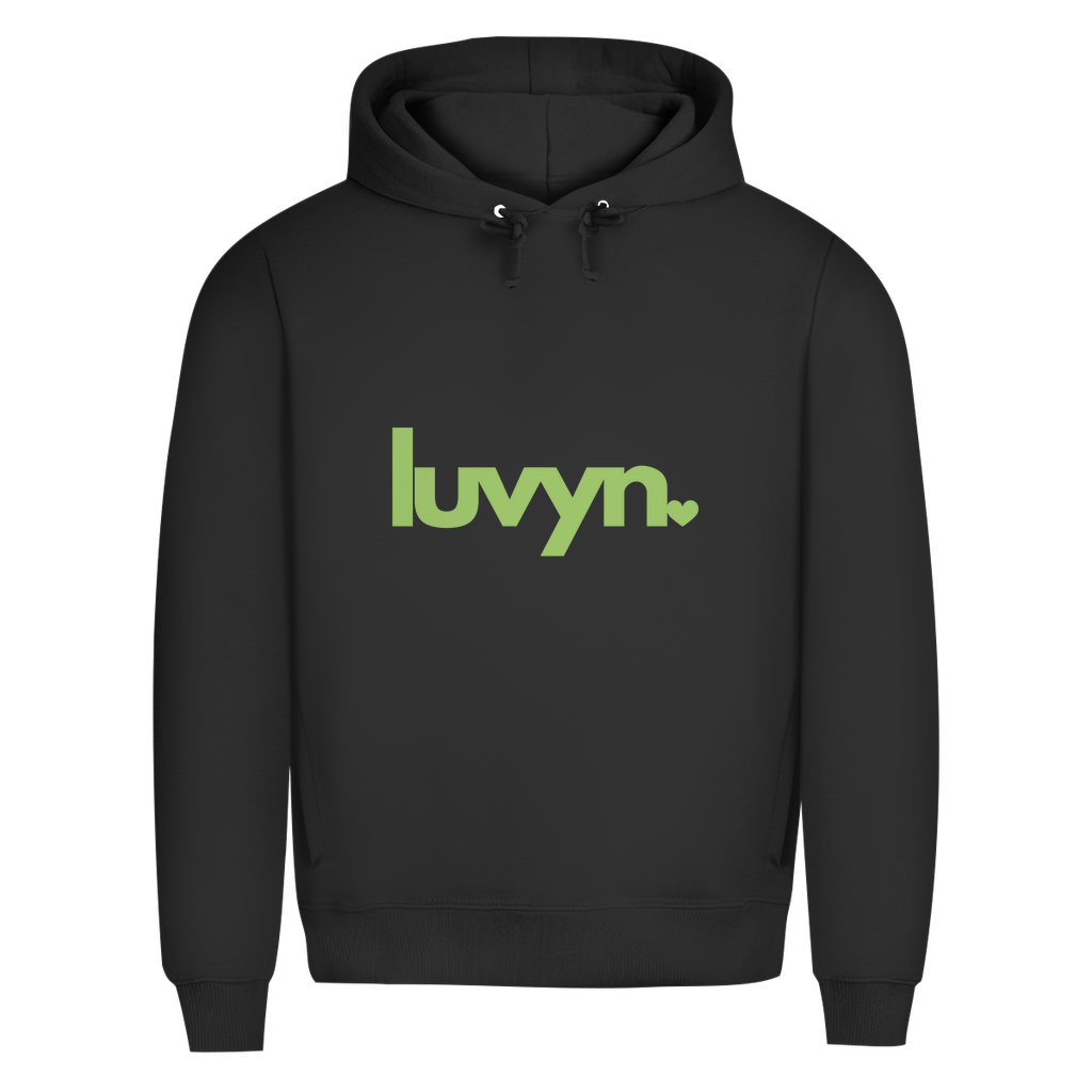 Herren Premium Bio Hoodie LUVYN LIME
