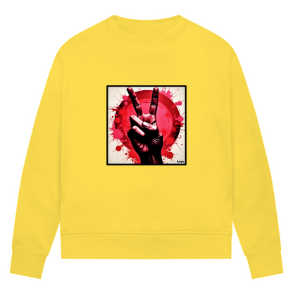 Damen Premium Bio Sweatshirt Piece of Peace