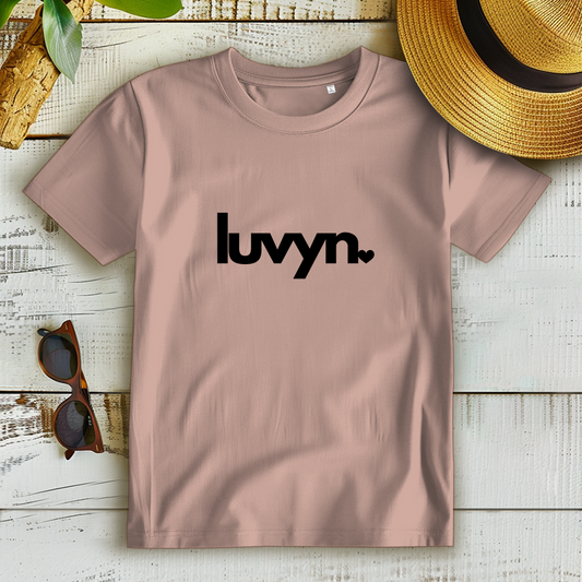 Damen Premium Bio T-Shirt LUVYN BLACK