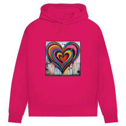 Damen Premium Bio Hoodie Heartcore