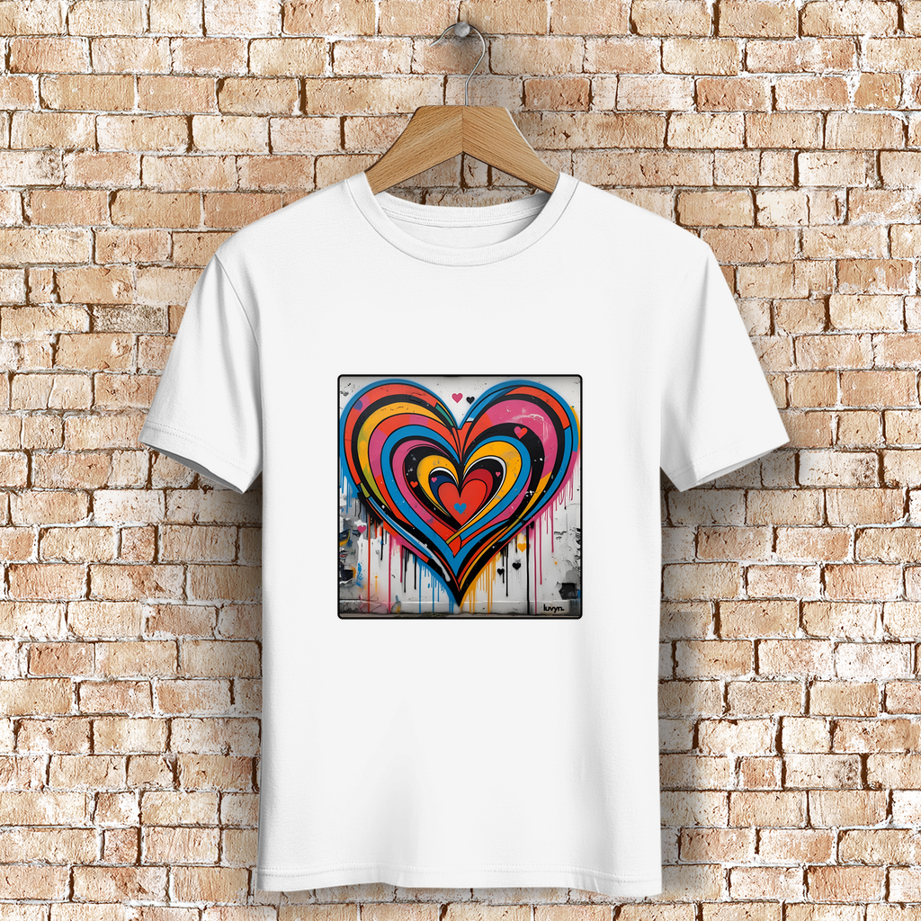 Herren Premium Bio T-Shirt Heartcore