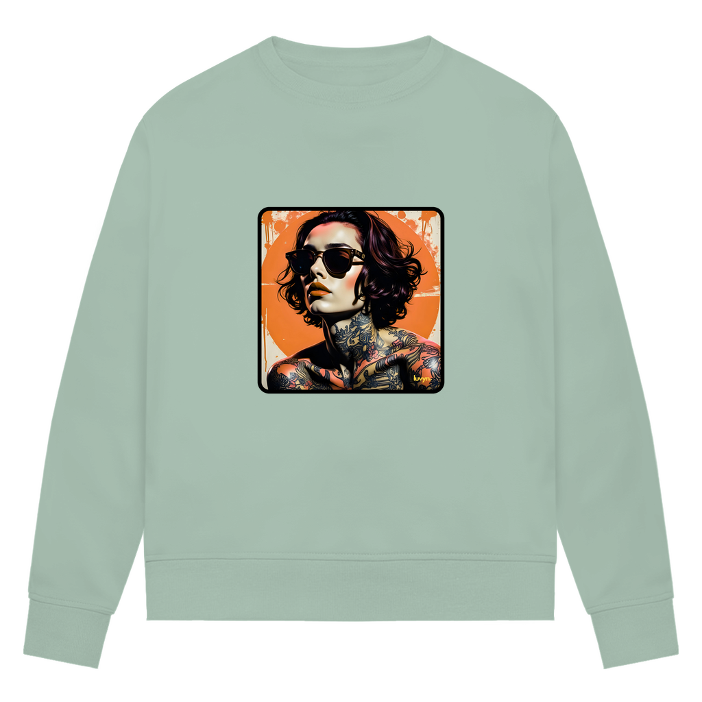 Damen Premium Bio Sweatshirt Inkfluence