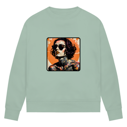 Damen Premium Bio Sweatshirt Inkfluence