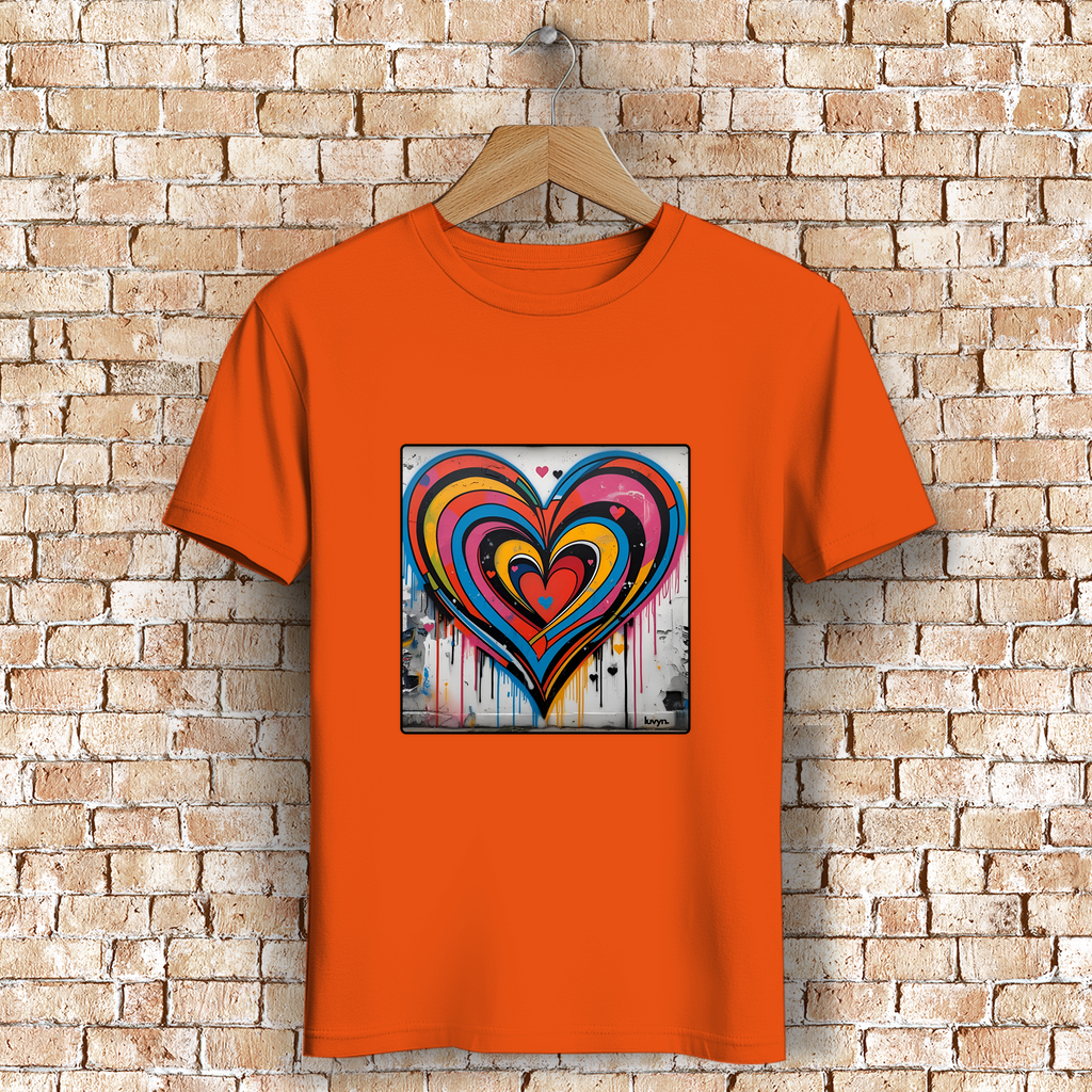 Herren Premium Bio T-Shirt Heartcore