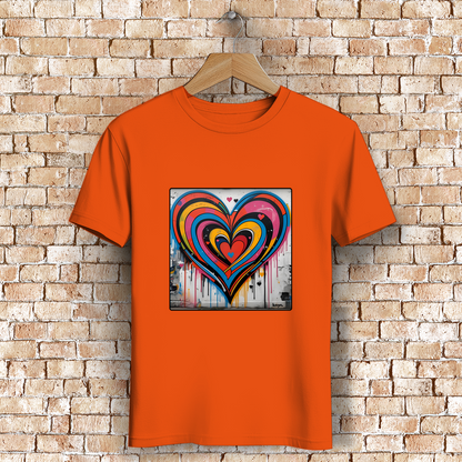 Herren Premium Bio T-Shirt Heartcore