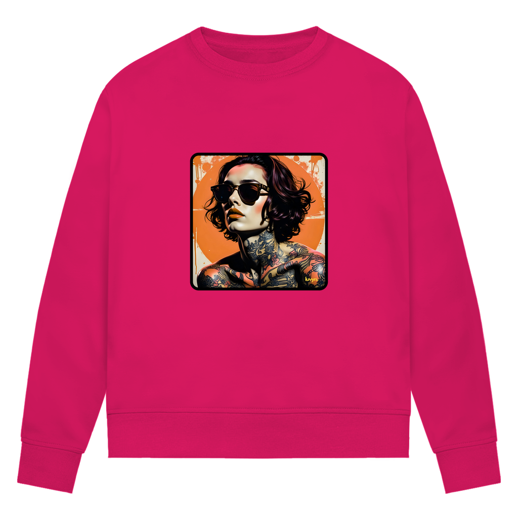 Damen Premium Bio Sweatshirt Inkfluence