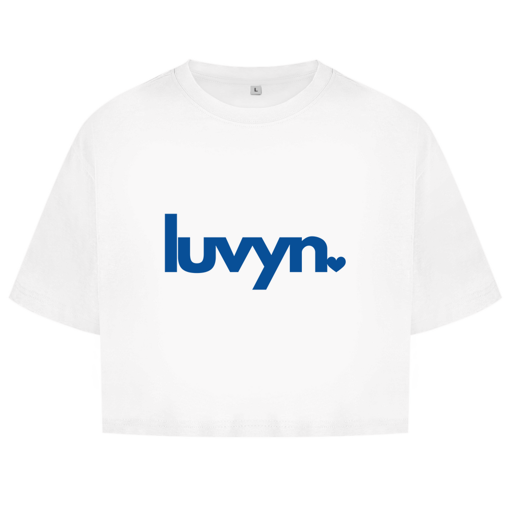 Damen Oversize Crop Top LUVYN ROYAL