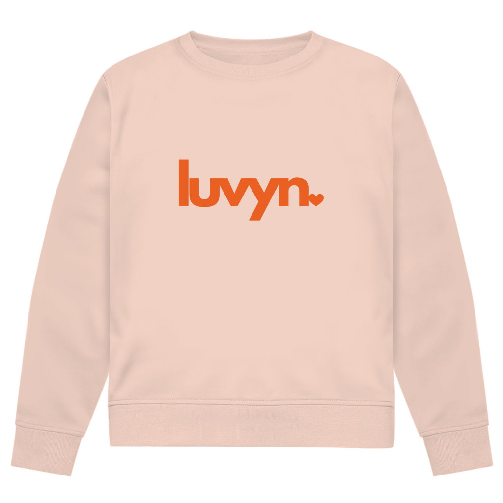 Herren Premium Bio Sweatshirt LUVYN ORANGE