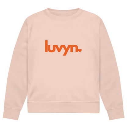 Herren Premium Bio Sweatshirt LUVYN ORANGE